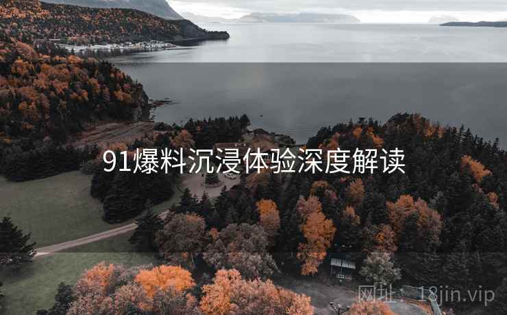 91爆料沉浸体验深度解读
