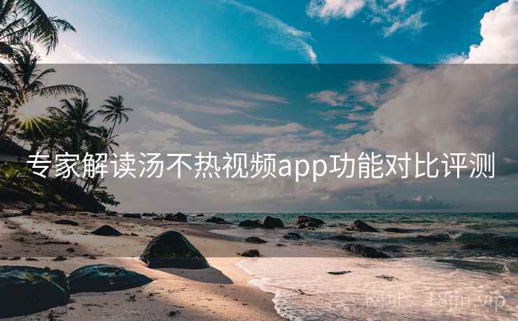 专家解读汤不热视频app功能对比评测