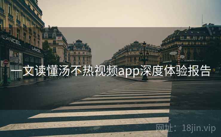 一文读懂汤不热视频app深度体验报告