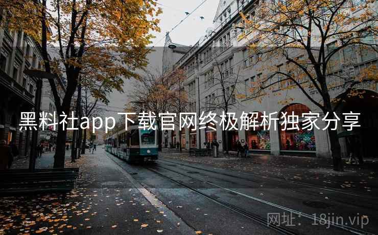 黑料社app下载官网终极解析独家分享